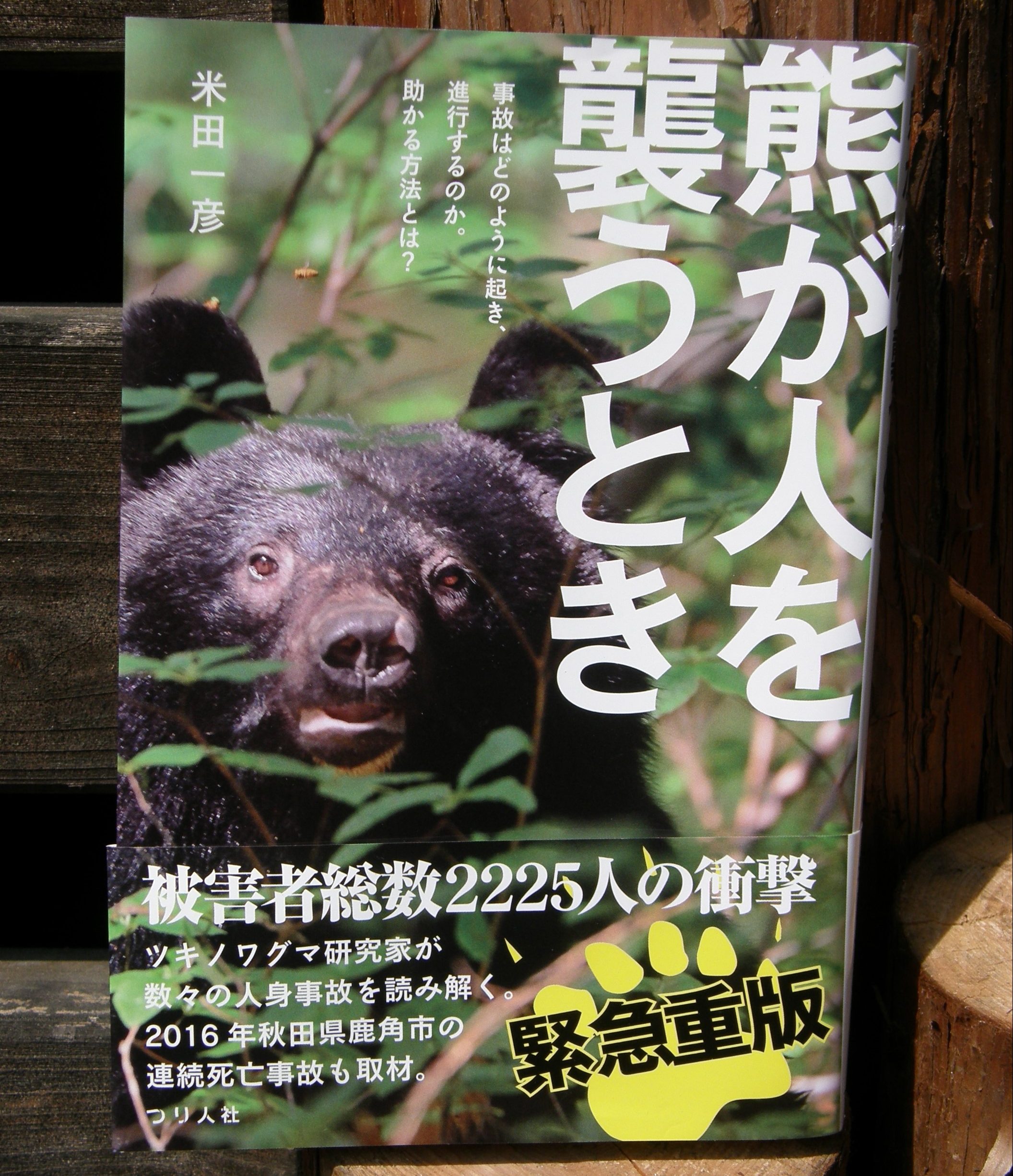 教員オススメの一冊 7 クマが人を襲うとき 岐阜県立森林文化アカデミー