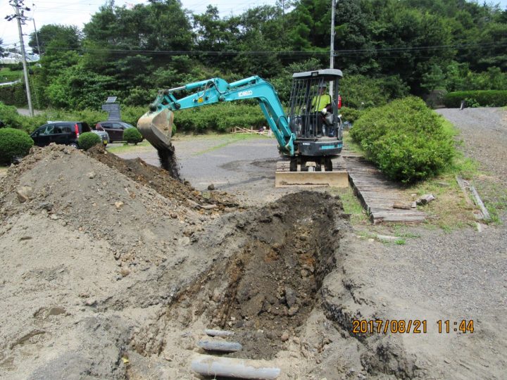 自力建設配管工事1