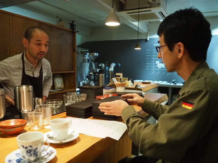 中垣文寿さんと田中正夫さん