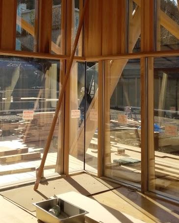 ガラスコーナー Morinos建築秘話4 岐阜県立森林文化アカデミー ガラスコーナー Morinos建築秘話4 岐阜県立森林文化アカデミー