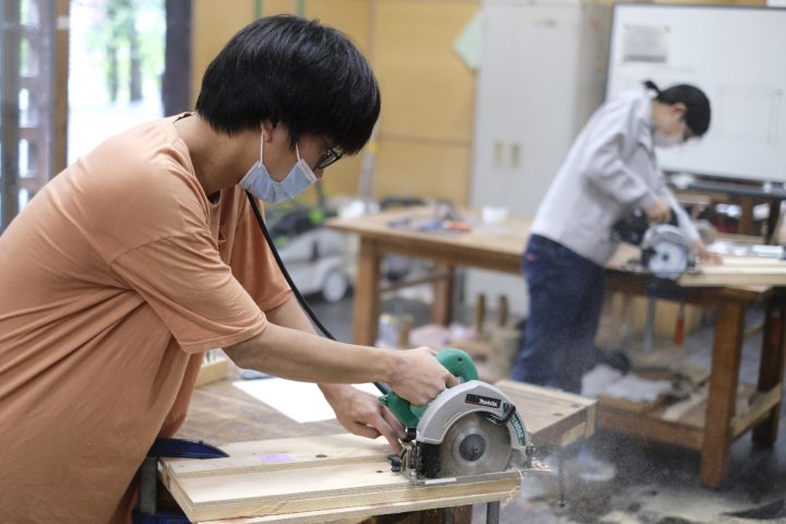 電動工具を使った木工「電動工具の基礎」 : 岐阜県立森林文化アカデミー