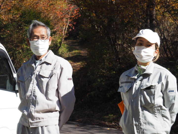 長屋一男さんと長屋糸織さん