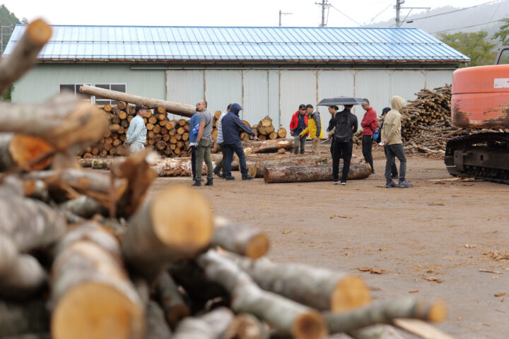 奥飛騨開発 中間土場