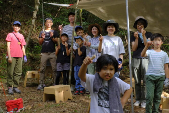 9月、おとなと子どもの里山ナイフ教室より