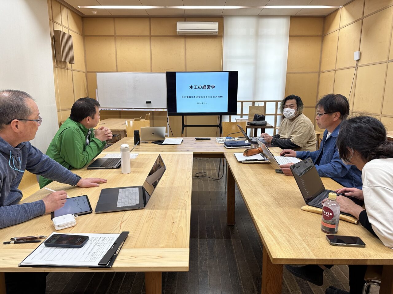 木工の経営学　授業風景