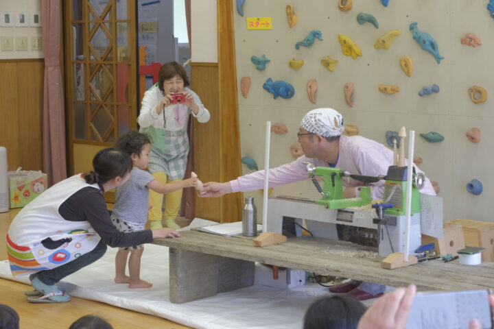 園の先生や子ども達にも喜んでもらえました