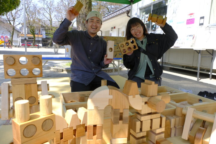 大垣公園プレーパーク用の積み木開発プロジェクト