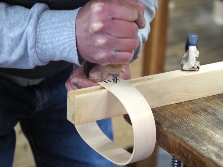 曲げ物の製作実習
