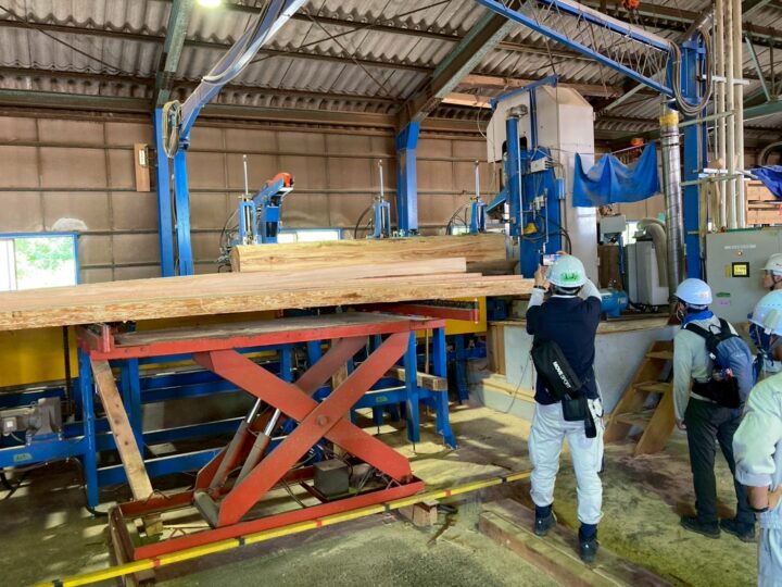 製材の現場