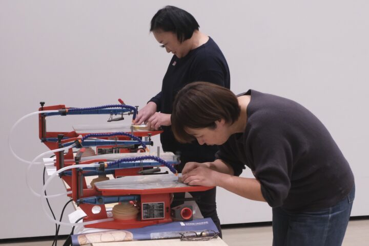 作品をもう１つ、作ってみる姿も