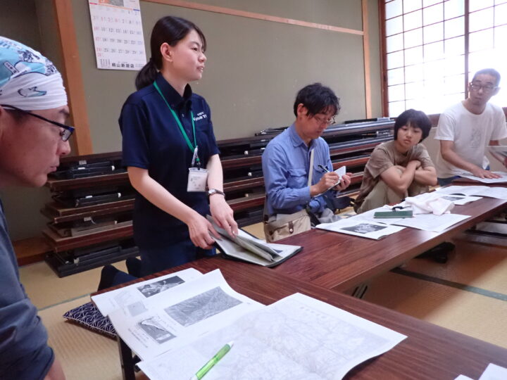見学前の説明の様子